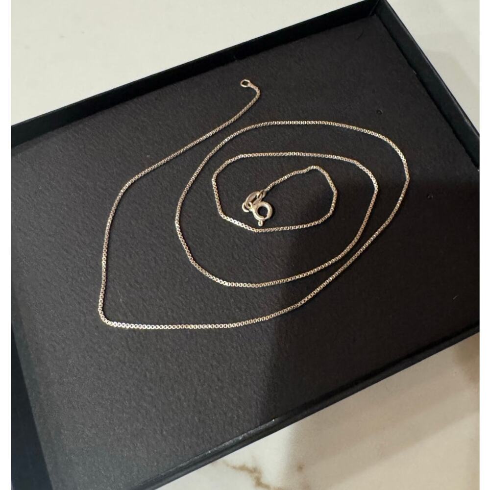 Sterling Silver 925 Simple Chain Size 19.5 Inches